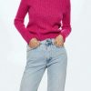 Clothing * | Mango Calady Jumper Fuchsia