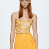 Clothing * | Mango Zebri A-Line Skirt Yellow