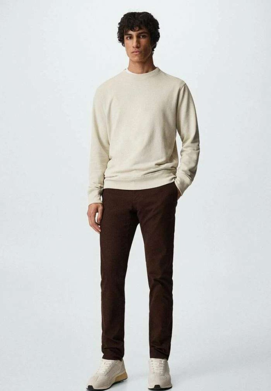 Clothing * | Mango Barna Chinos Weinrot