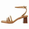 Shoe * | Mango Estrella Sandals Marrone Medio