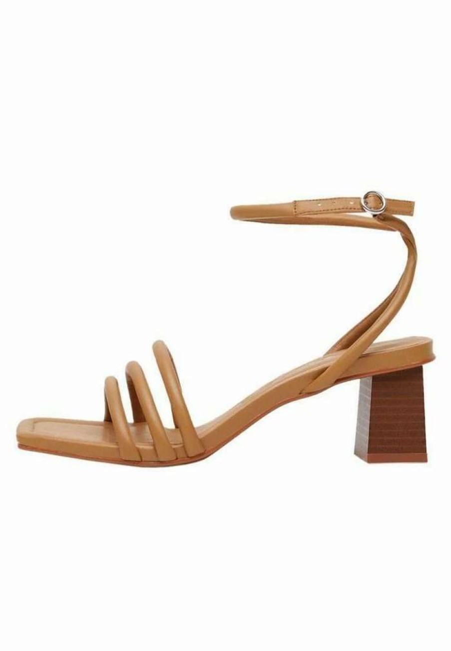 Shoe * | Mango Estrella Sandals Marrone Medio