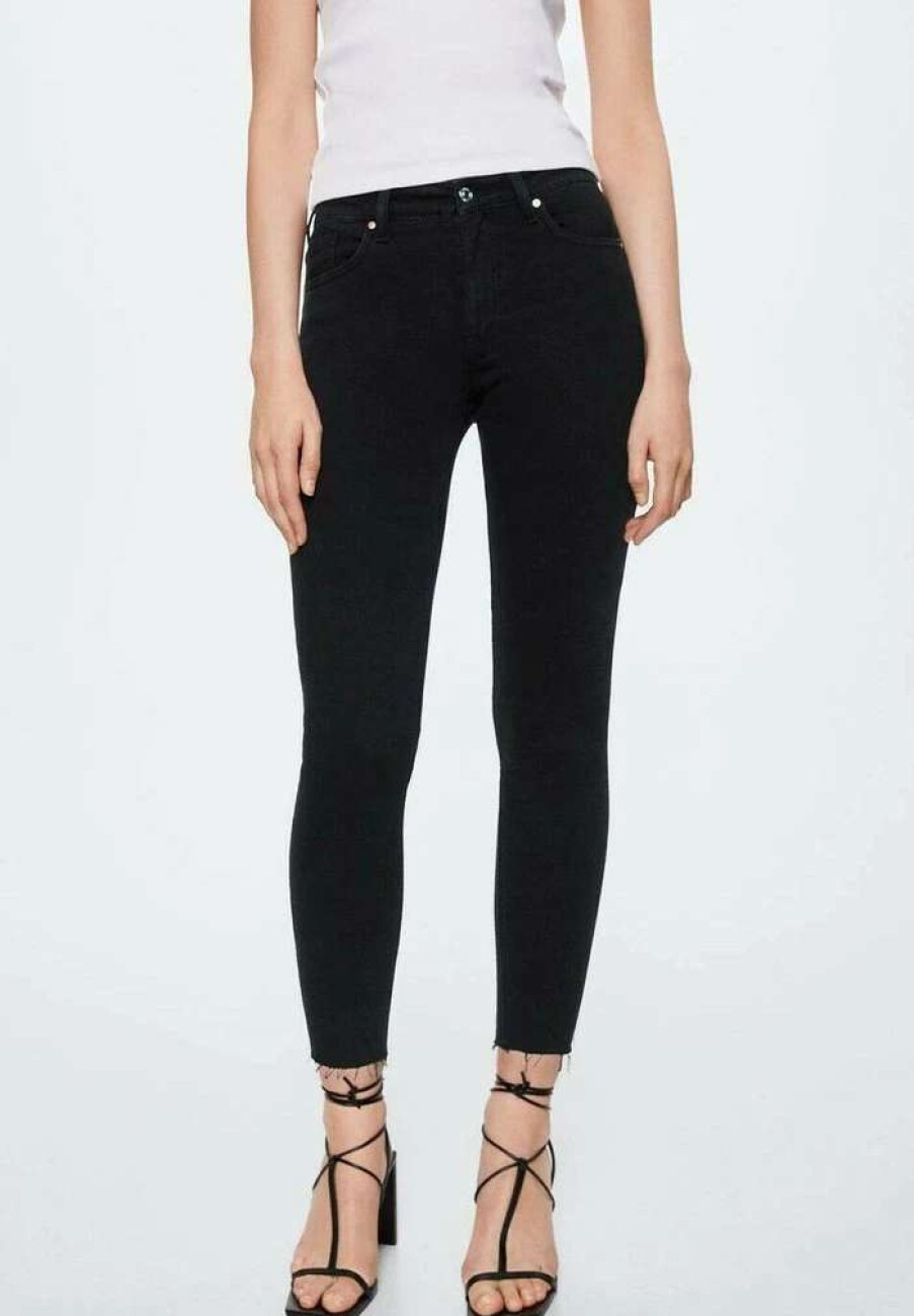 Clothing * | Mango Isa Jeans Skinny Fit Sort Denim