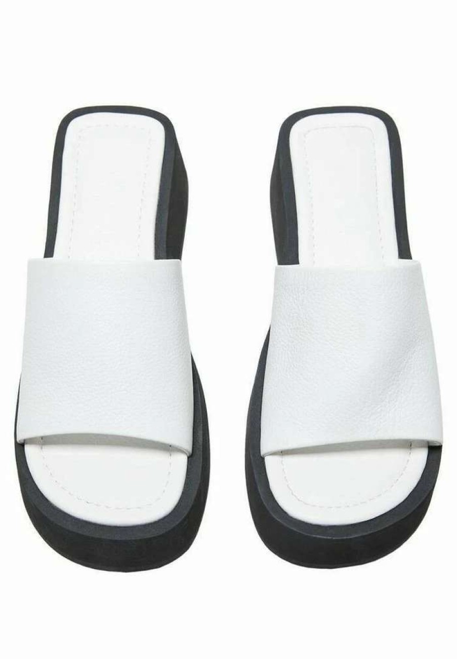 Shoe * | Mango Eva Mules Blanc