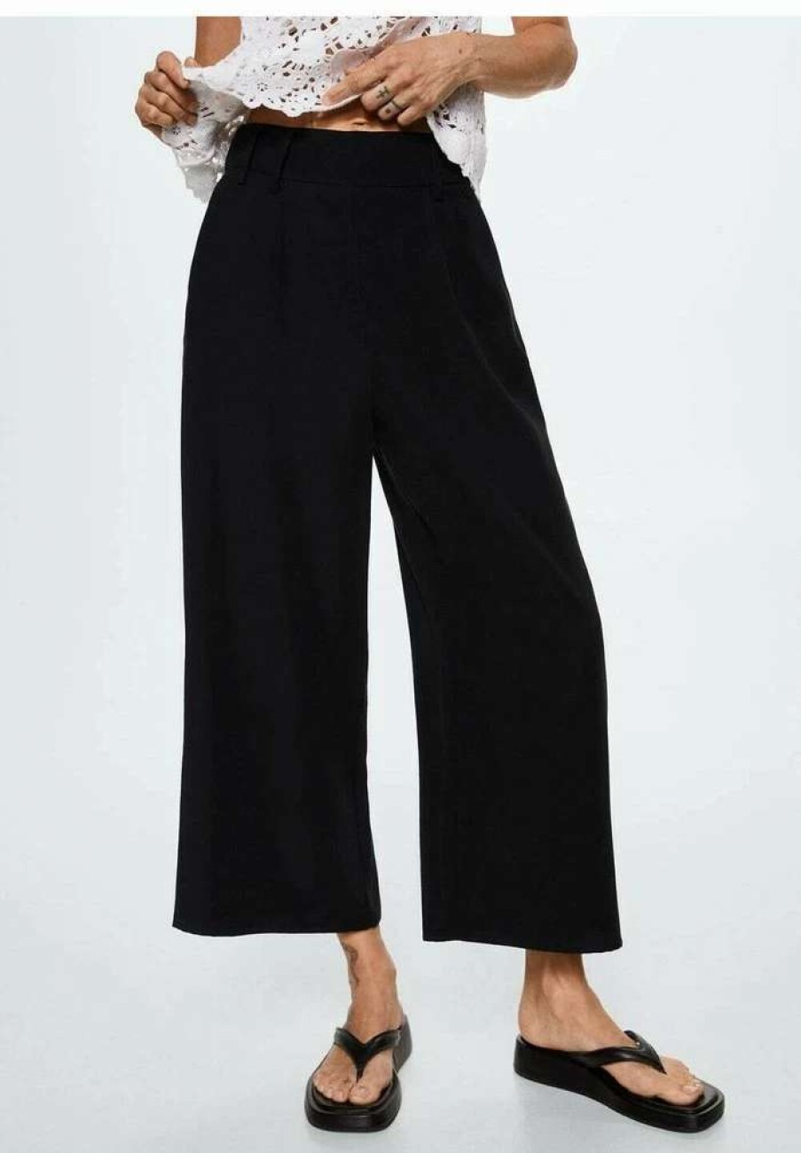 Clothing * | Mango Bosco-H Trousers Noir