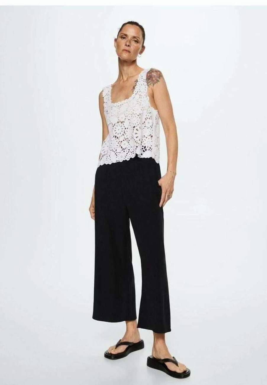 Clothing * | Mango Bosco-H Trousers Noir