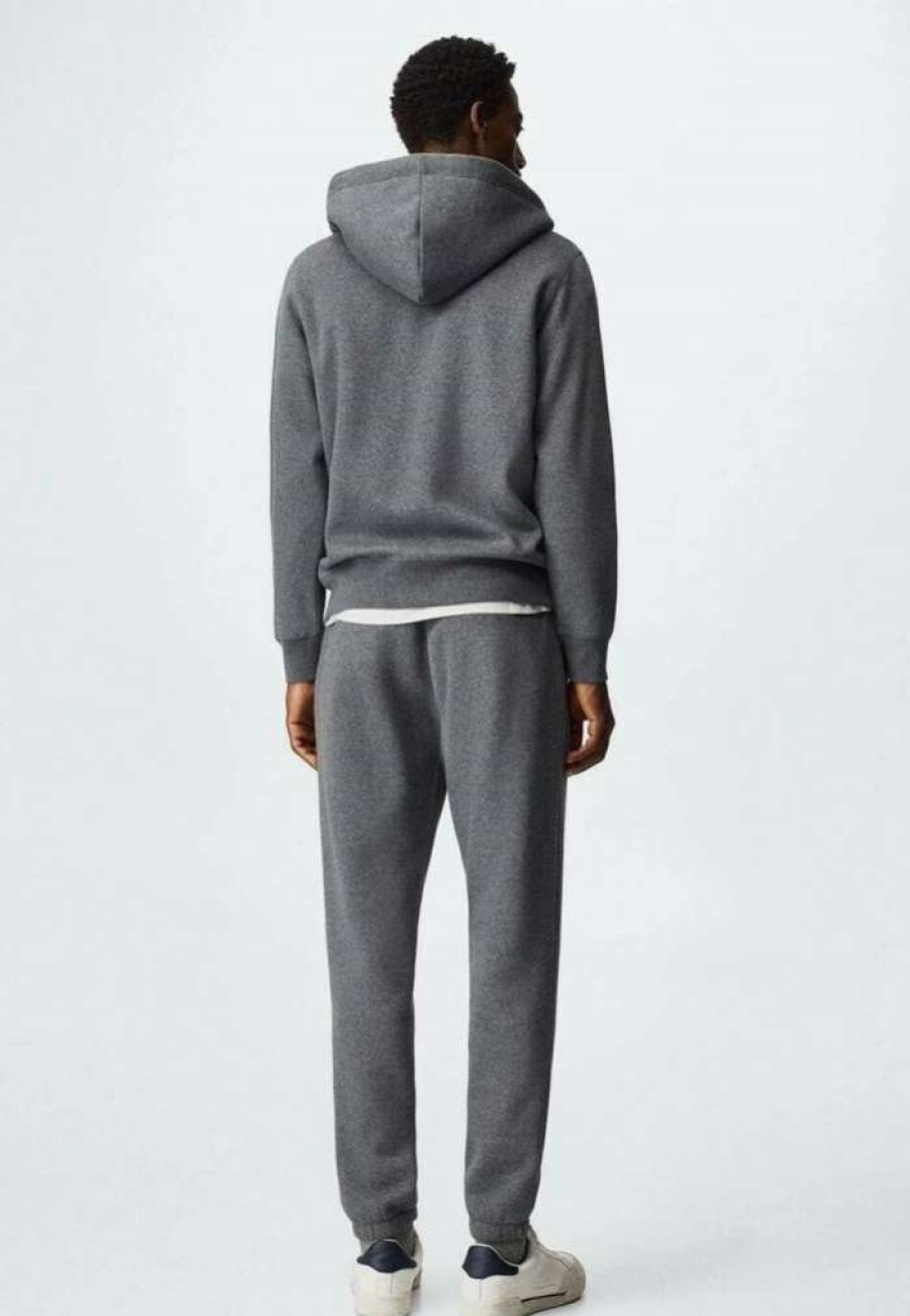 Clothing * | Mango Bady Zip-Up Sweatshirt Medium Heather Grey