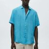 Clothing * | Mango Luz Shirt Blue