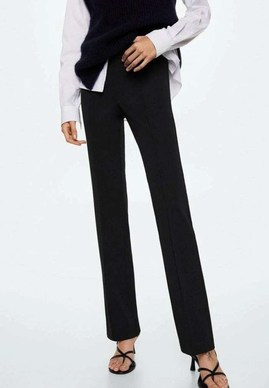 Clothing * | Mango Trousers Schwarz