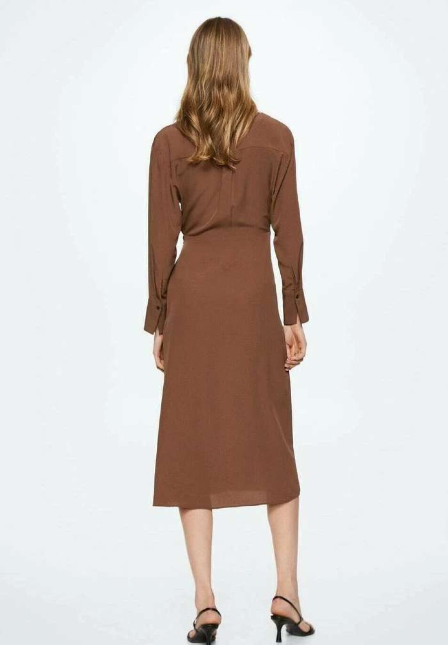 Clothing * | Mango Toto-A Shirt Dress Brazowy