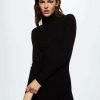 Clothing * | Mango Goletas Jumper Dress Noir