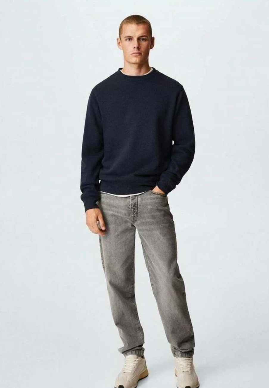 Clothing * | Mango Nola Sweatshirt Navy