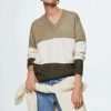 Clothing * | Mango Taldorab Jumper Marron Moyen