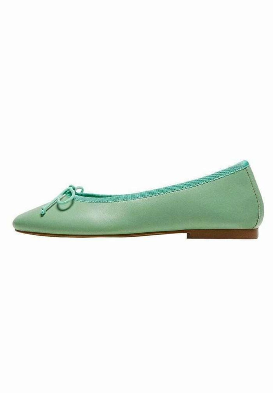 Shoe * | Mango Paso Ballet Pumps Pastel Green