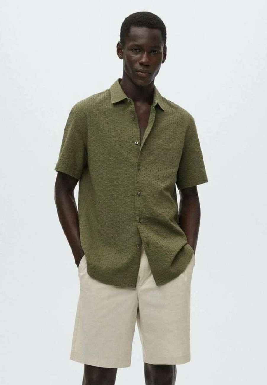 Clothing * | Mango Vicar Shirt Khaki