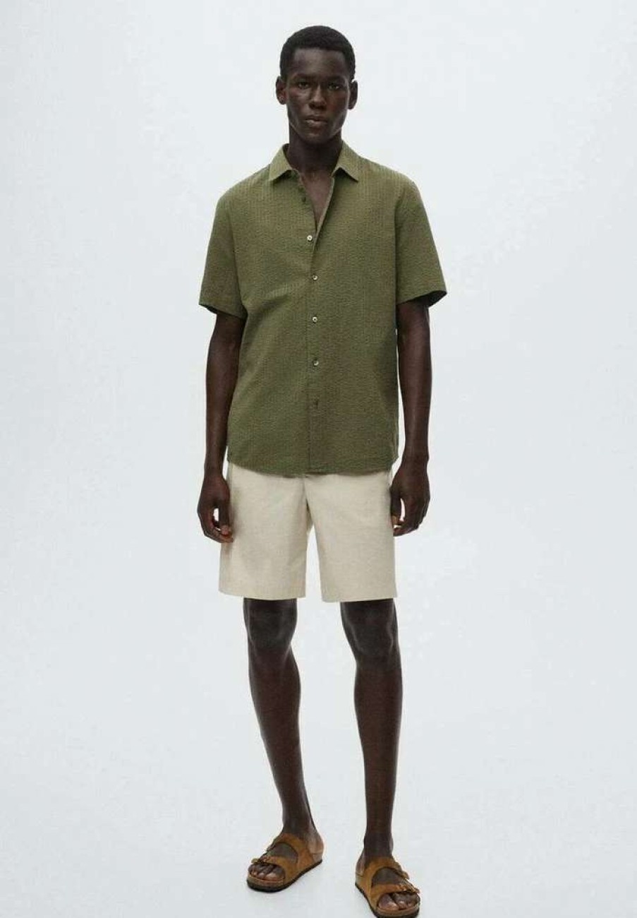 Clothing * | Mango Vicar Shirt Khaki