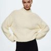 Clothing * | Mango Illa Jumper Ecru