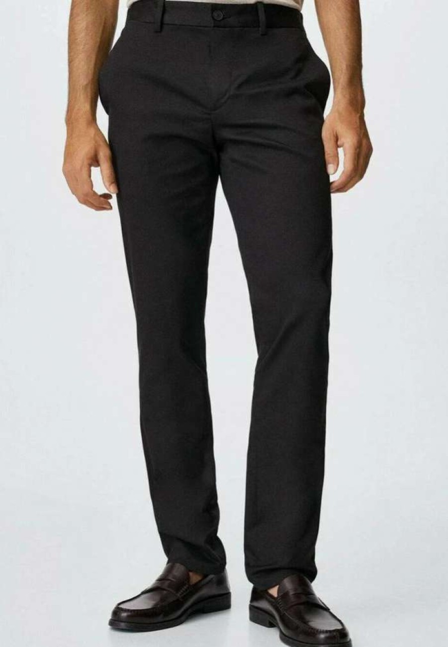 Clothing * | Mango Dublino Chinos Noir