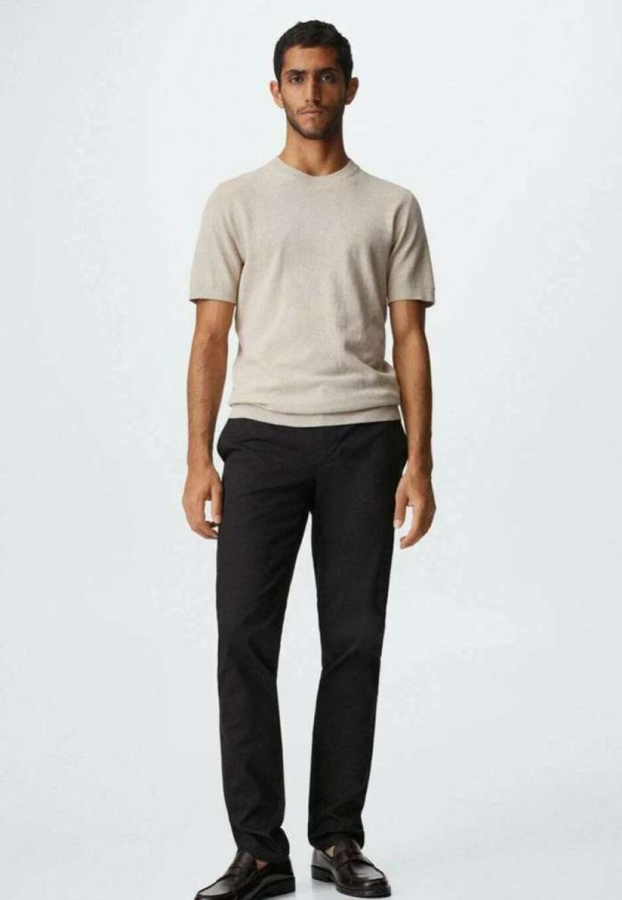 Clothing * | Mango Dublino Chinos Noir