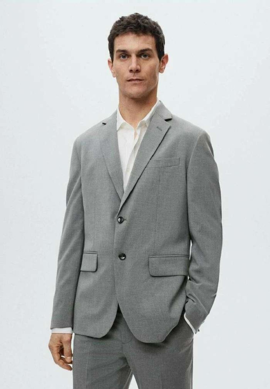 Clothing * | Mango Brasilia Suit Jacket Gris