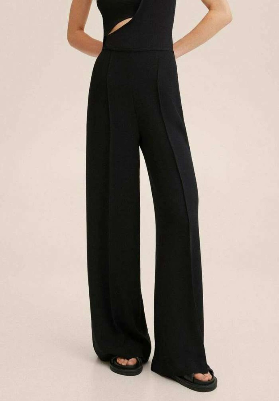 Clothing * | Mango Justo Trousers Black