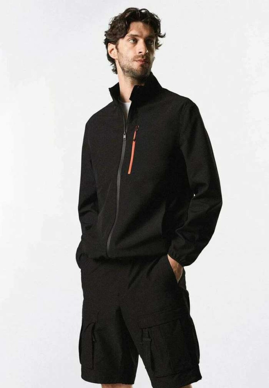 Clothing * | Mango Maupas I Training Jacket Schwarz