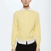 Clothing * | Mango Rodinni Jumper Pastellgelb