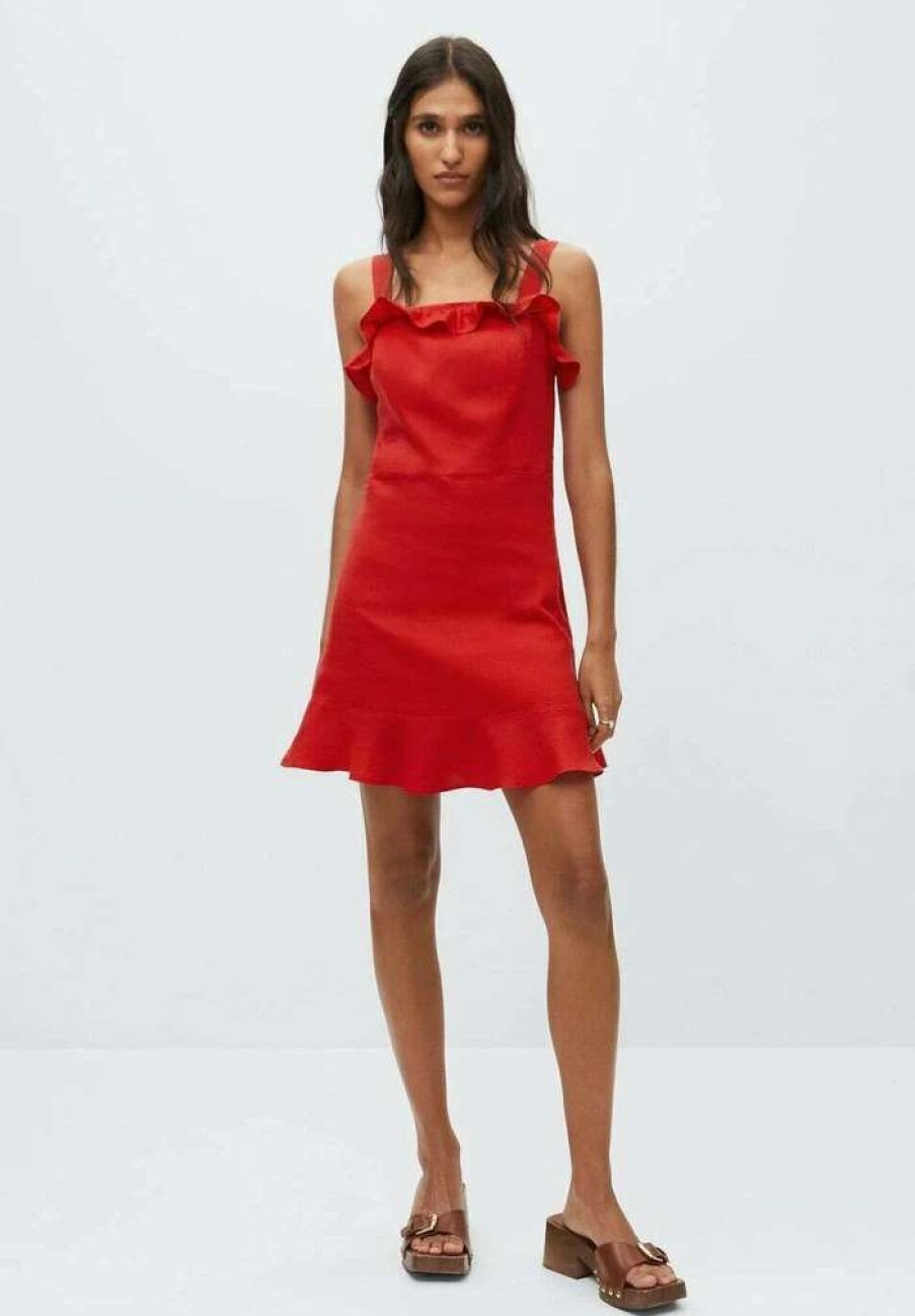 Clothing * | Mango Gusi Day Dress Red