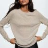 Clothing * | Mango Bahia Jumper Gris Claro Pastel