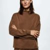 Clothing * | Mango Neo Jumper Marron