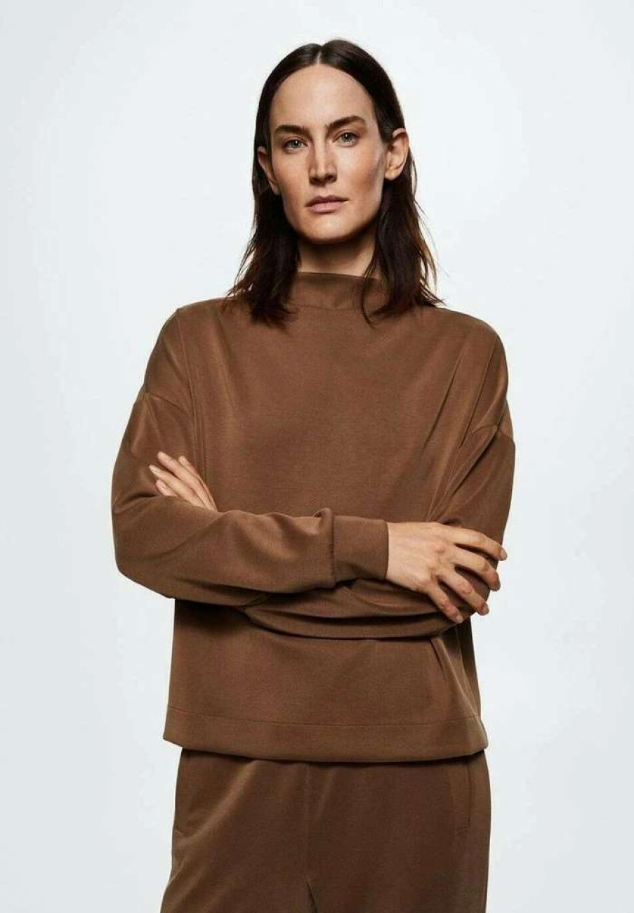 Clothing * | Mango Neo Jumper Marron