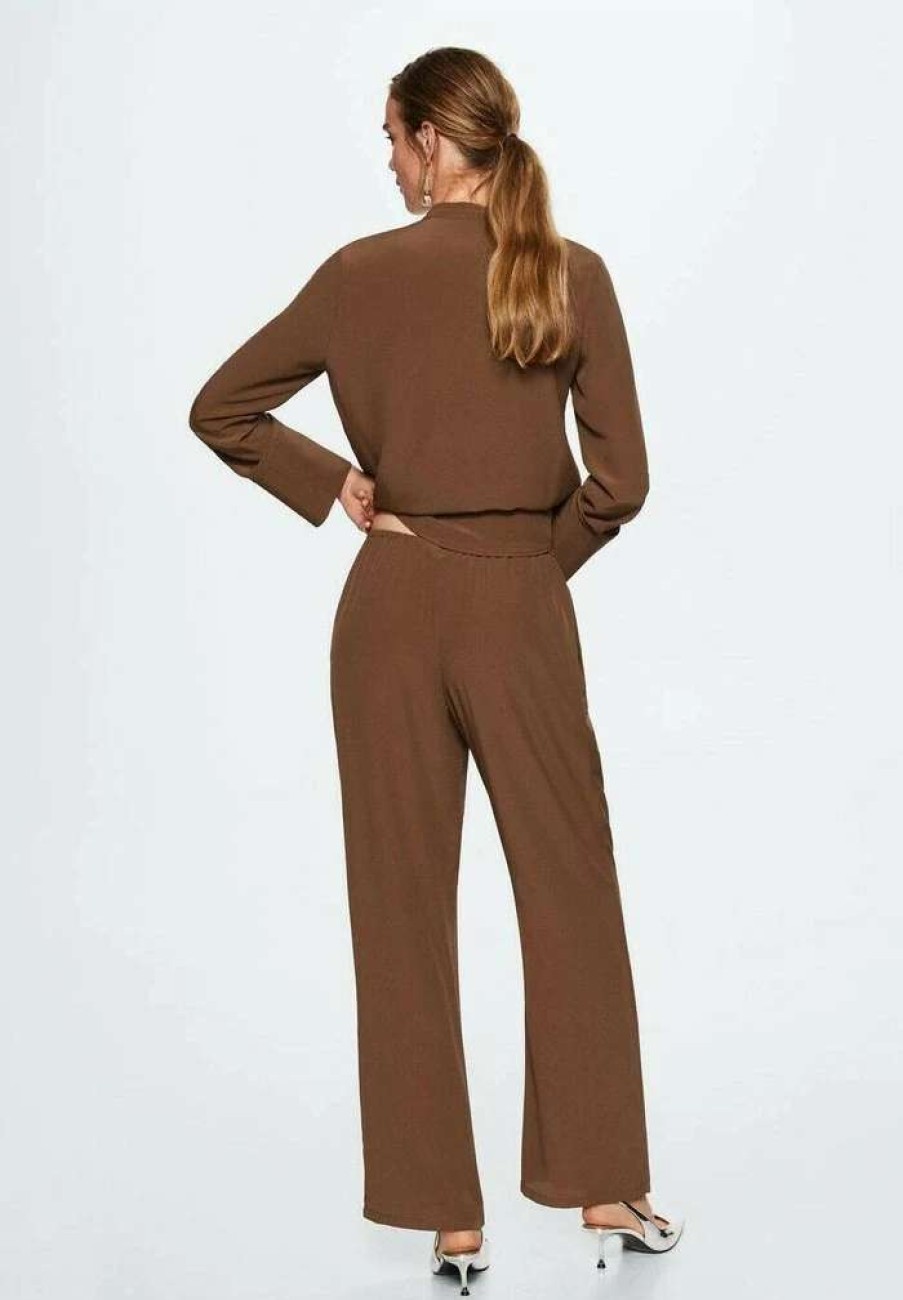 Clothing * | Mango Toto Trousers Brun