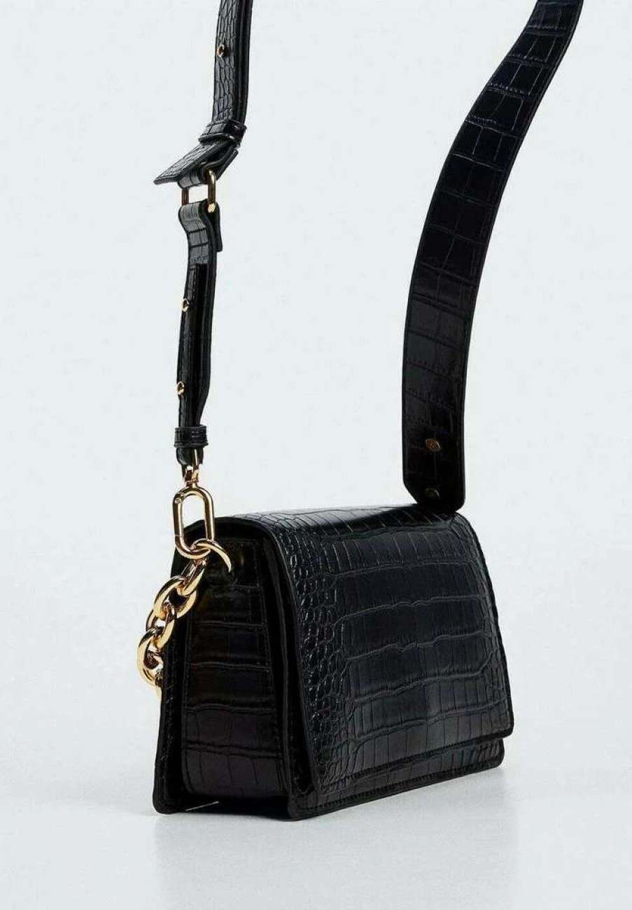 Accessoires * | Mango Maca Handbag Black