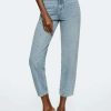 Clothing * | Mango Cris Relaxed Fit Jeans Mittelblau