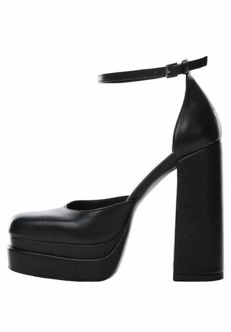 Shoe * | Mango Lua High Heeled Sandals Black