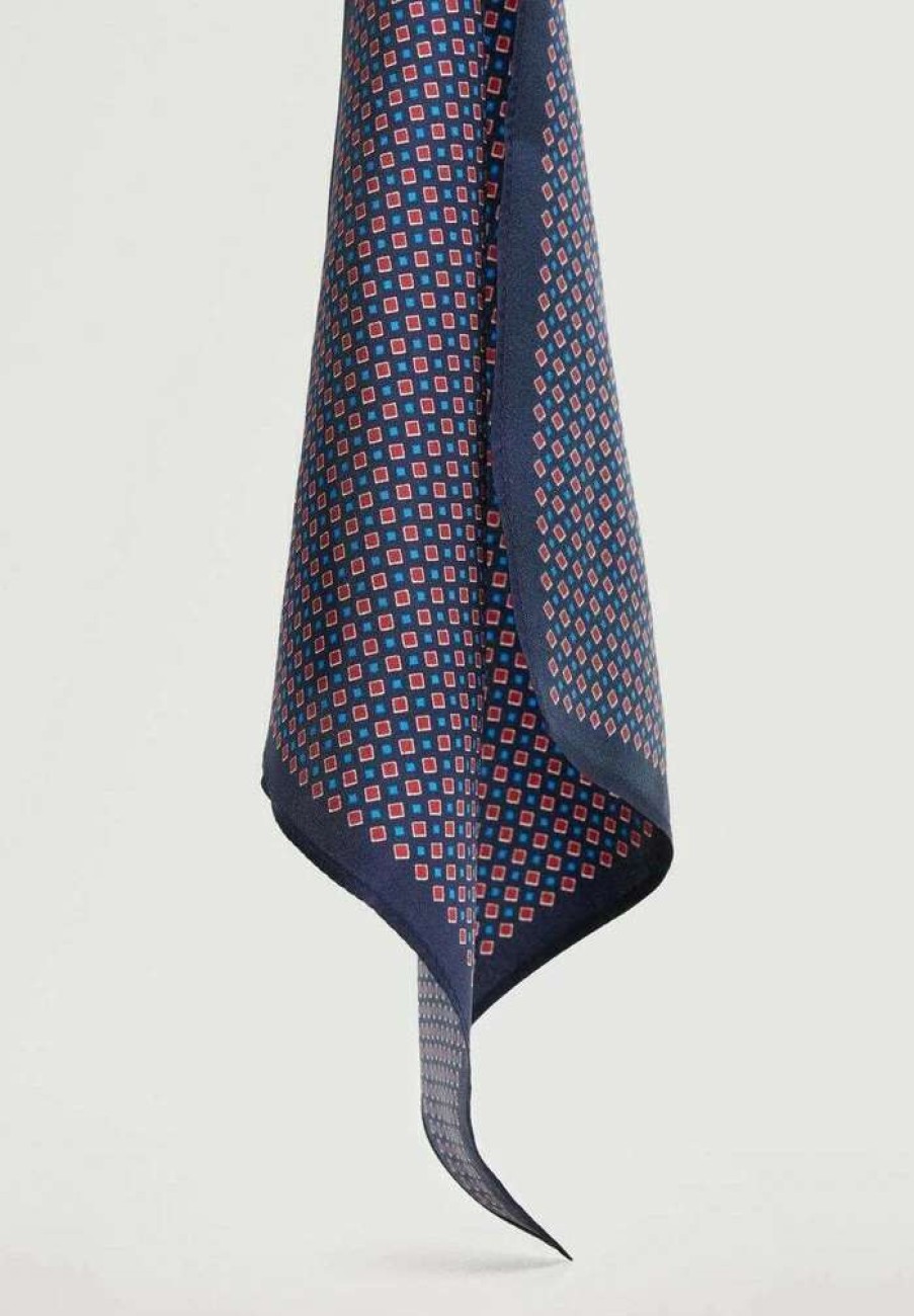 Accessoires * | Mango Pocket Square Grenat