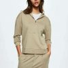 Clothing * | Mango Florida Blouse Khaki