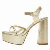 Shoe * | Mango Foam Sandals Gold