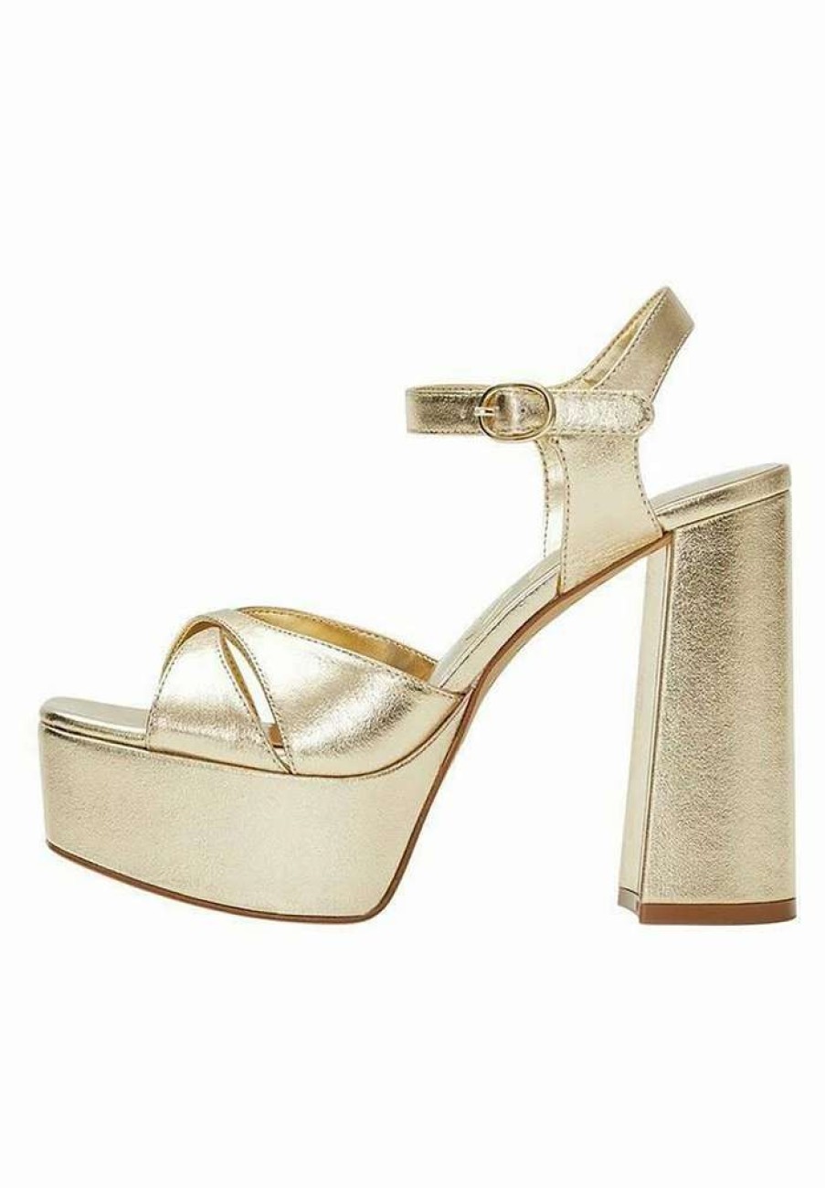 Shoe * | Mango Foam Sandals Gold