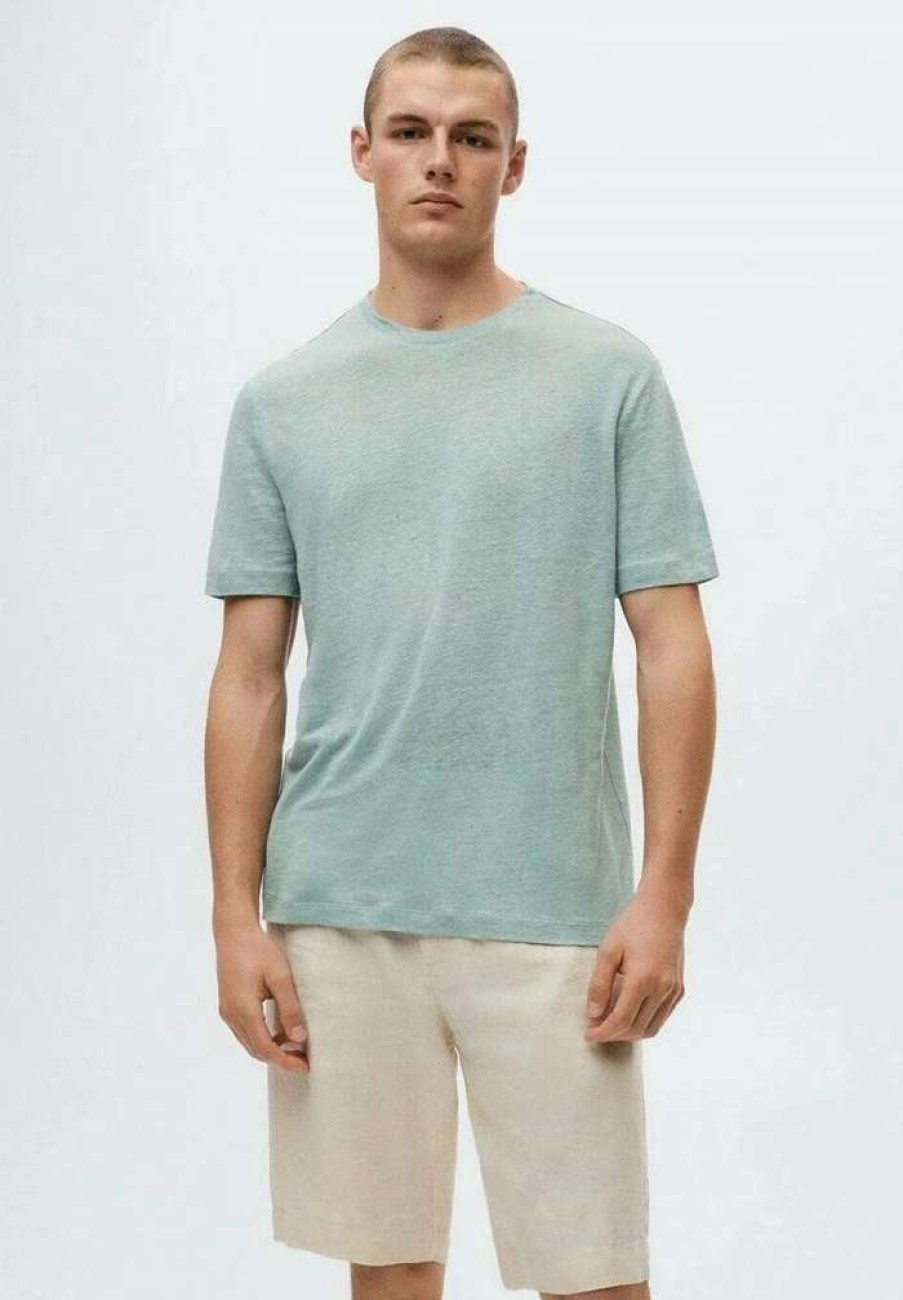 Clothing * | Mango Limanb Basic T-Shirt Akvagron