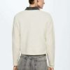 Clothing * | Mango Argilla Jumper Ecru