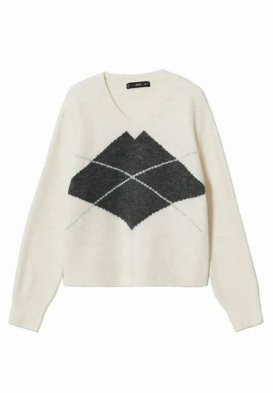 Clothing * | Mango Argilla Jumper Ecru