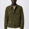 Clothing * | Mango Ryan Denim Jacket Khaki