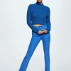 Clothing * | Mango Grass Jumper Blau