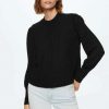 Clothing * | Mango Neves Blouse Schwarz