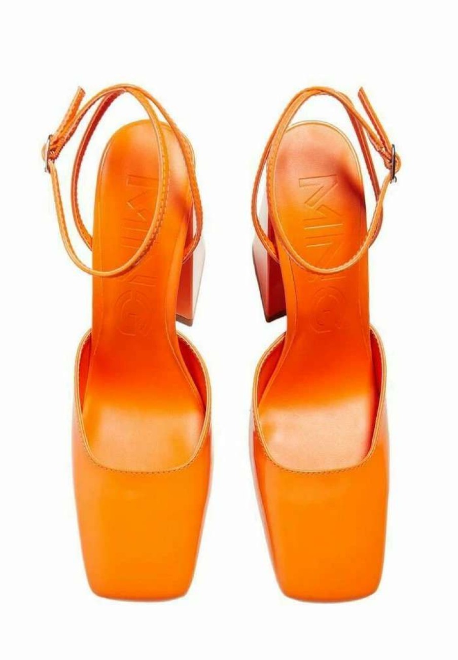 Shoe * | Mango High Heels Orange