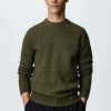 Clothing * | Mango Park Jumper Khaki