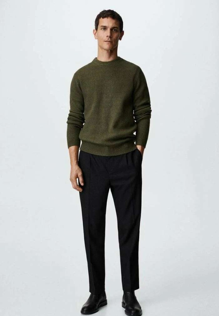 Clothing * | Mango Park Jumper Khaki