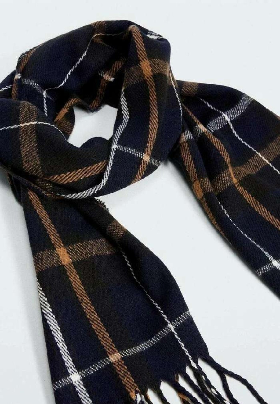 Accessoires * | Mango Oban Scarf Navy