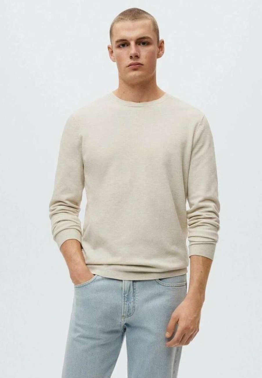 Clothing * | Mango Avena Sweatshirt Cremeweis