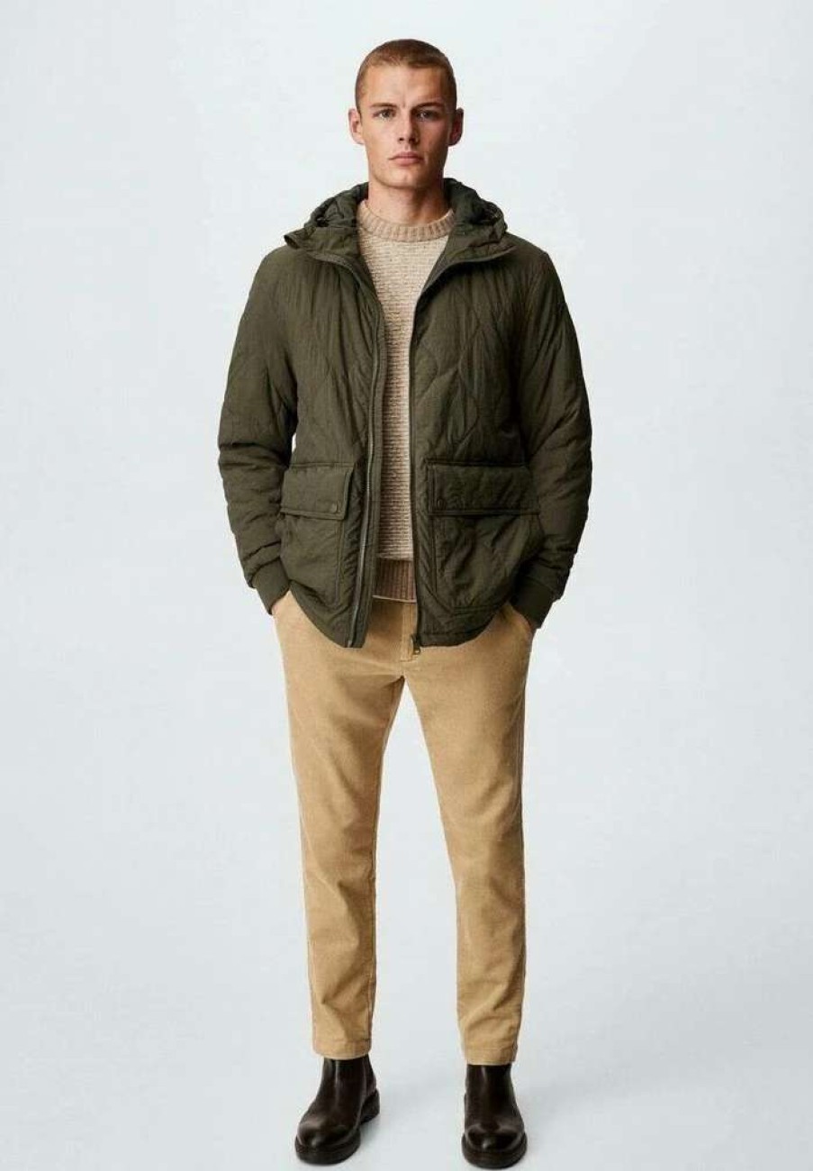 Clothing * | Mango Stefan Winter Jacket Kaki